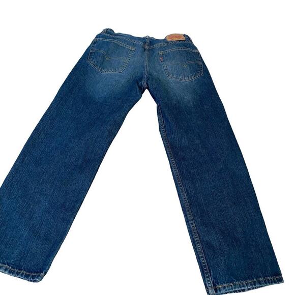 Men's 550 Levi's Jeans medium wash boot cut SZ 32" X 30" pants excellent cond. - Picture 4 of 7